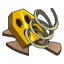 Débris de la machine