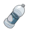 Bouteille en plastique ouverte