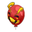 Globo paseante rojo