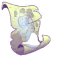 Vieille carte gelée