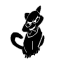 Silhouette de chtigre