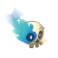 Blue Flame Skull