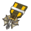 Portamedalla de mercenario