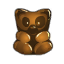 Panda de chocolate