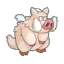 Stuffed Dragon Pig