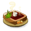 Carré de viande cuit
