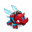 Ruby and Turquoise Rhineetle