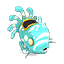 Aquamarine and Ivory Seemyool